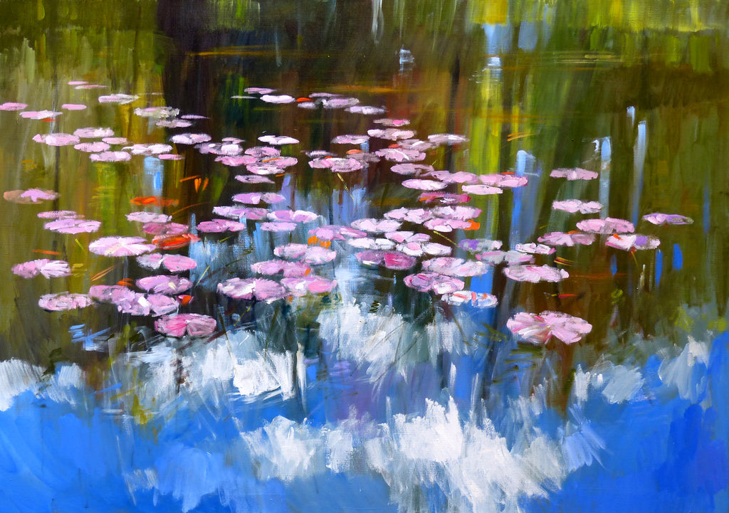 Waterlilies, Spring Morning