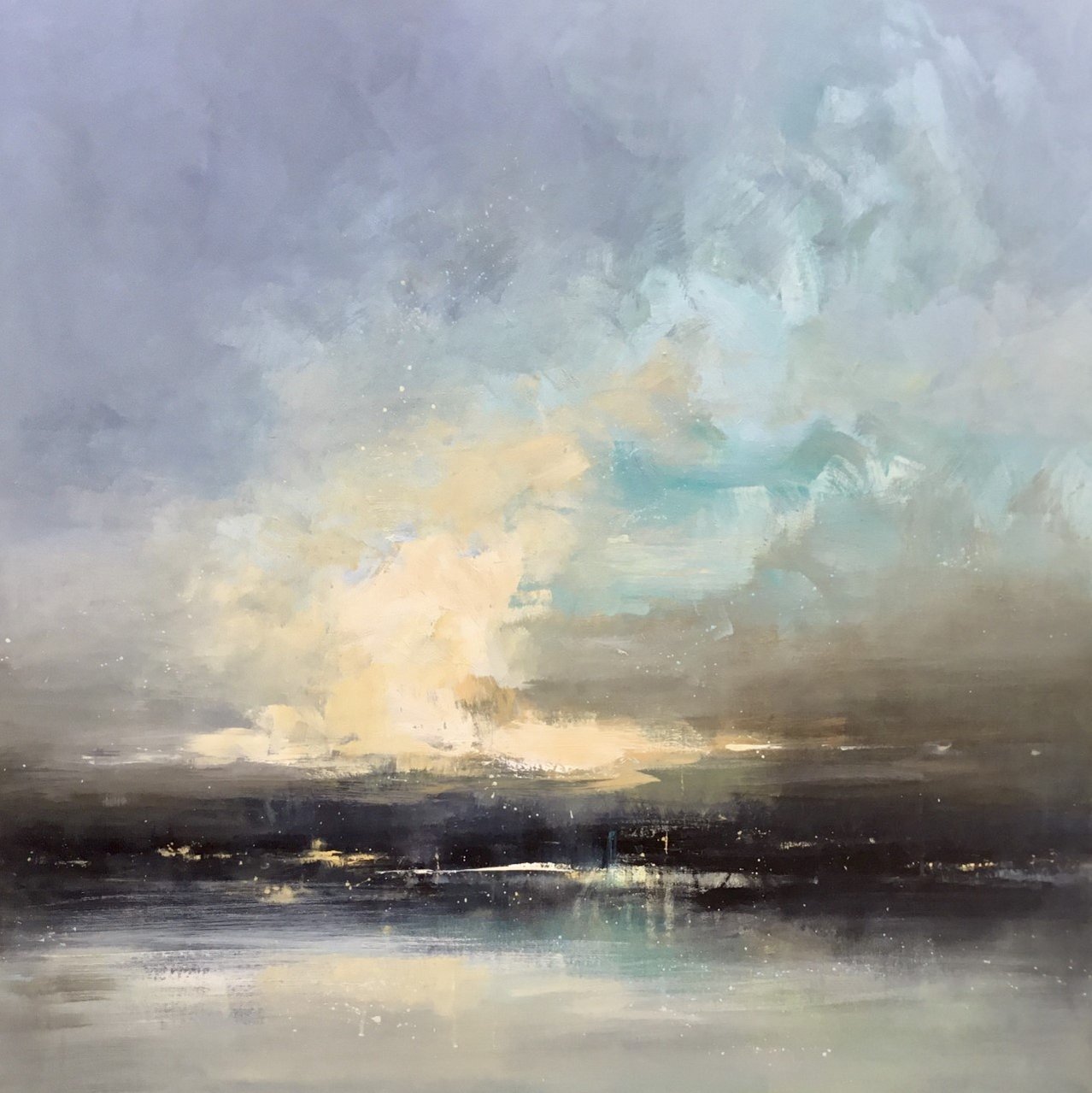 Pale Gold Light Shining Through